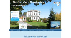 Desktop Screenshot of parrsboromansion.com